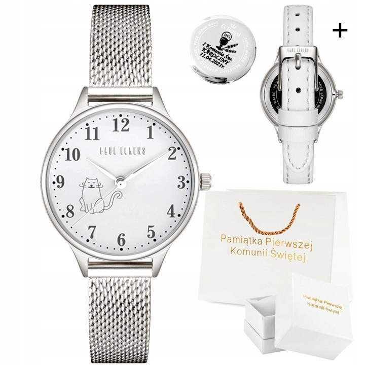 Dětské hodinky Paul Lorens Na Svaté svaté přijímání dárková sada Gravírování