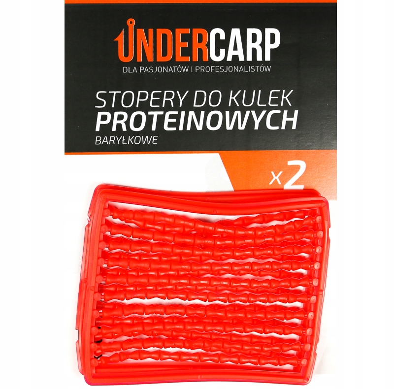 Stopery do kulek baryłkowe czerwone Undercarp