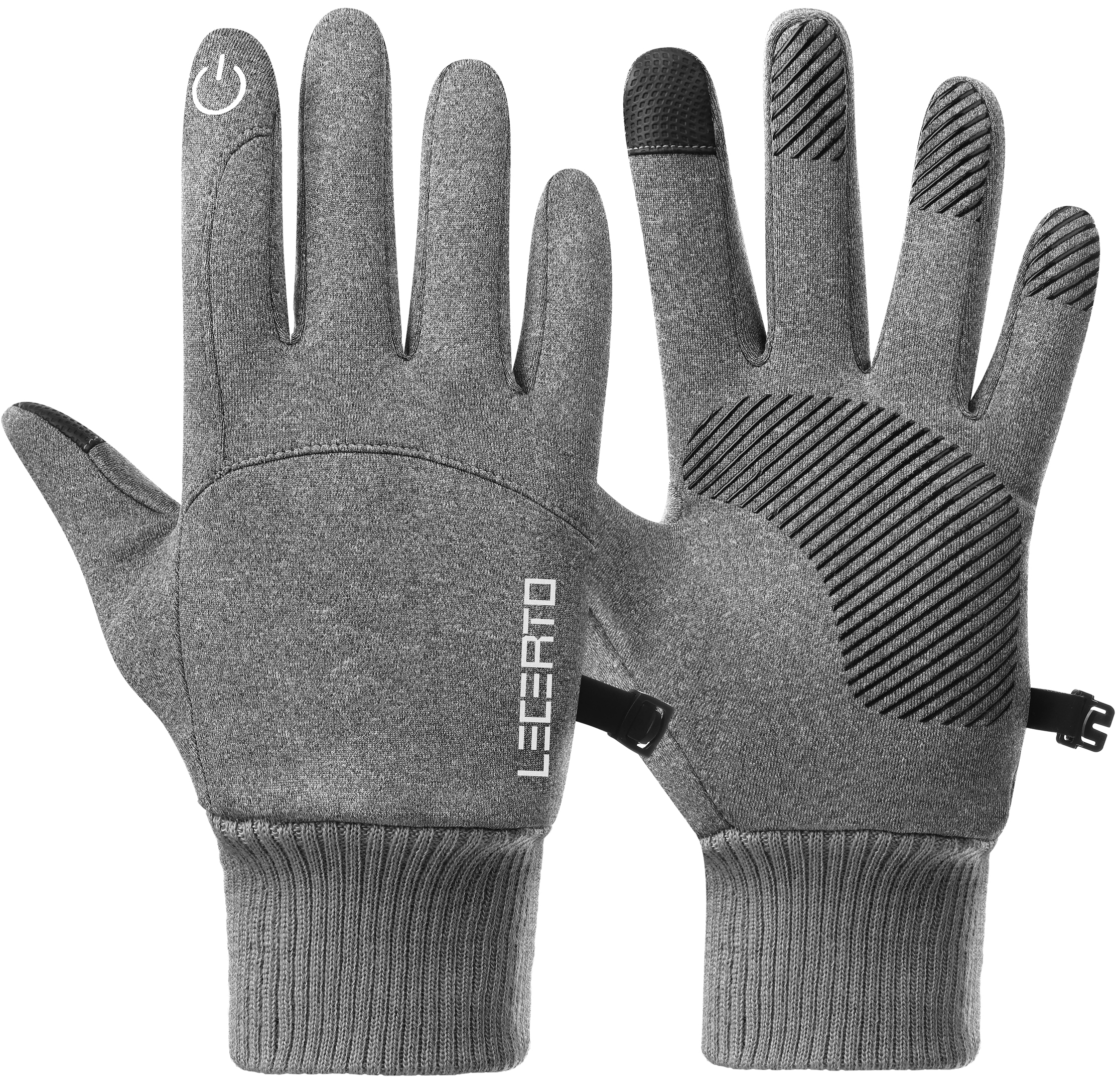 ZIMOWE OCIEPLANE RĘKAWICZKI DOTYKOWE WODOODPORNE WIATROSZCZELNE LECERTO