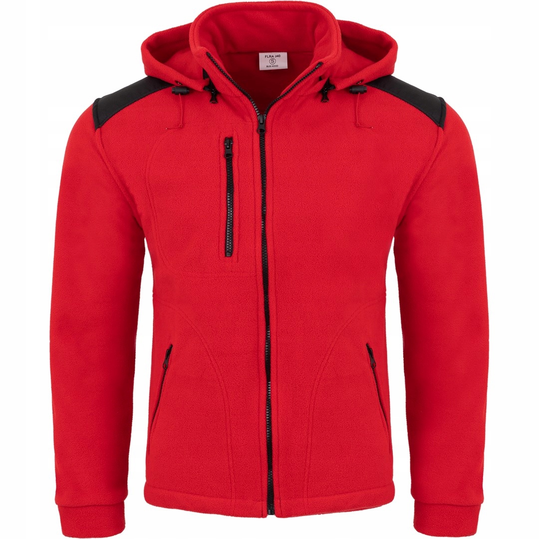 Gruby Polar KAPTUR Bluza POLAROWA z Kapturem XL