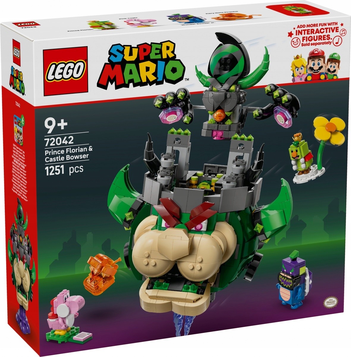 Lego Stavebnice Mario 72042 Princ Florian a Bowserův hrad
