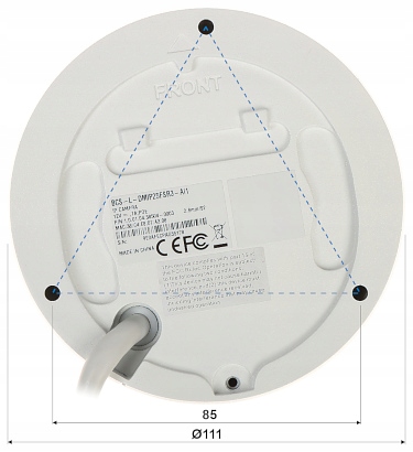 KAMERA IP BCS-L-DMIP25FSR3-AI1 - 5 Mpx 2.8 mm BCS Line Model BCS-L-DMIP25FSR3-AI1