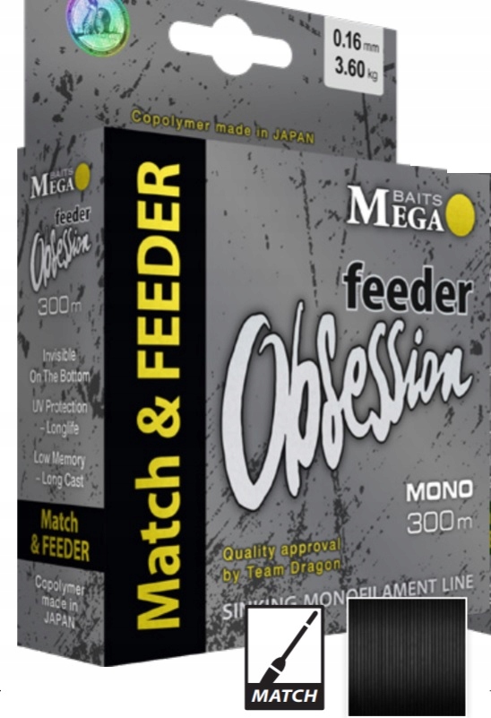 Żyłka Dragon Obsession Match&feeder 0,18mm/300