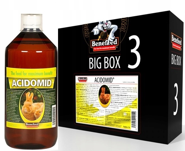 

Acidomid 3L Królik Preparat Bakteria Kokcydioza