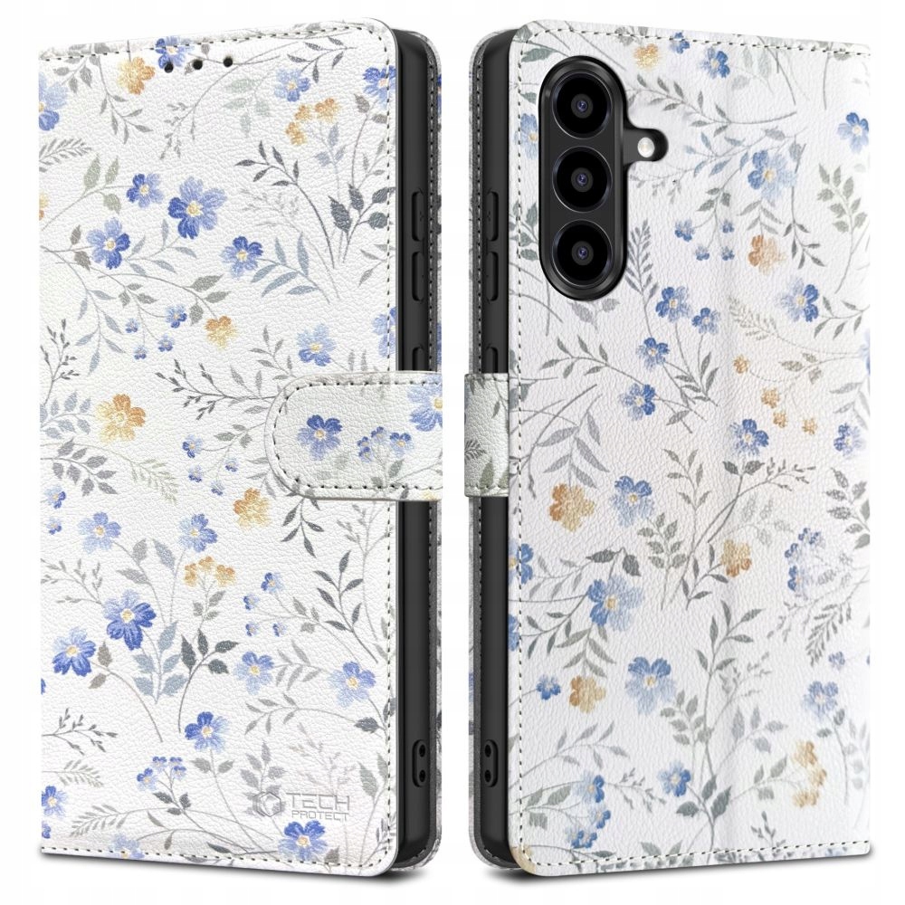 Tech-protect Wallet do Galaxy A56 5G Spring Flowers