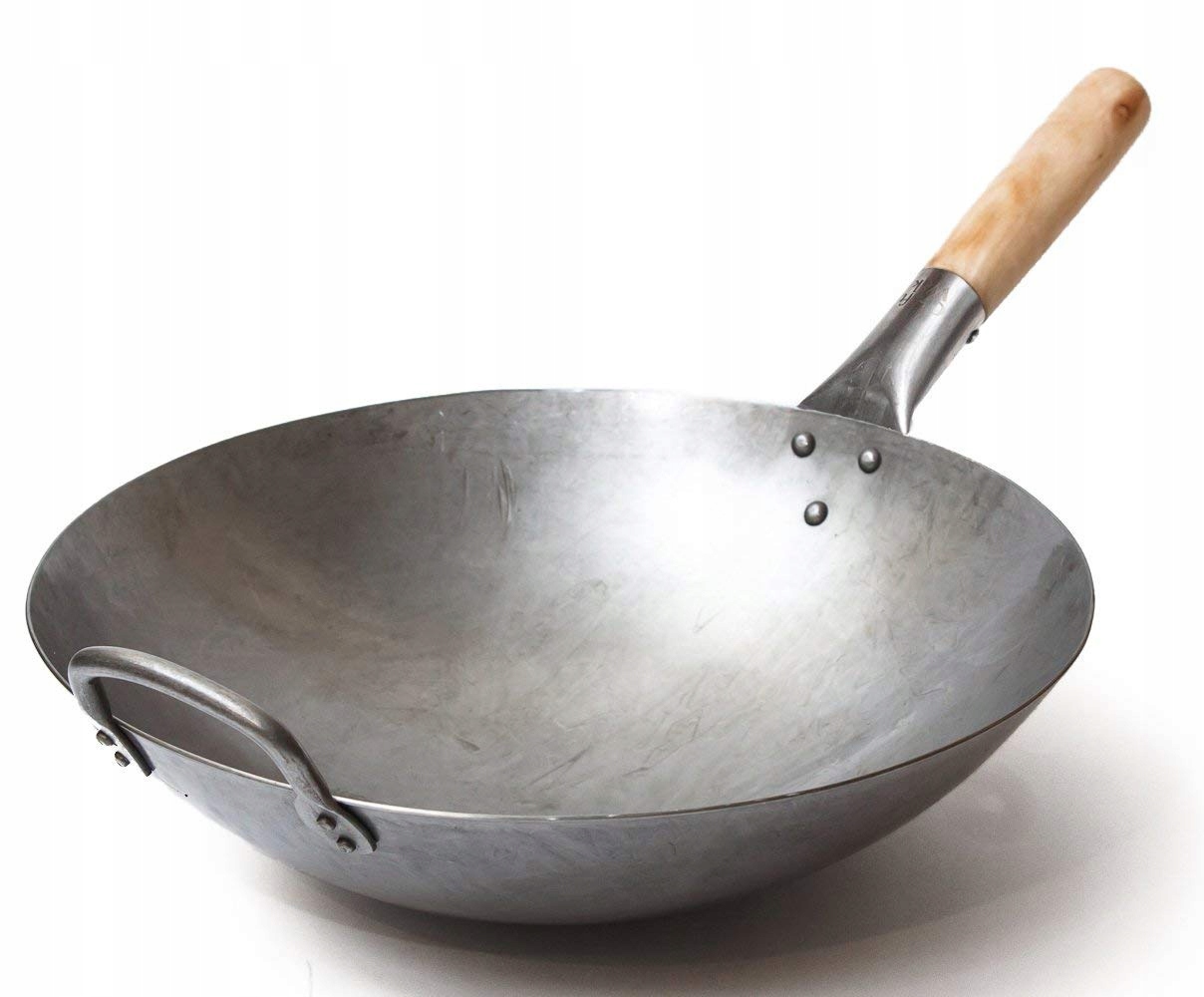 Craft Wok Kulatý 35 cm, uhlíková Ocel 731W88, ručně tepaný wok