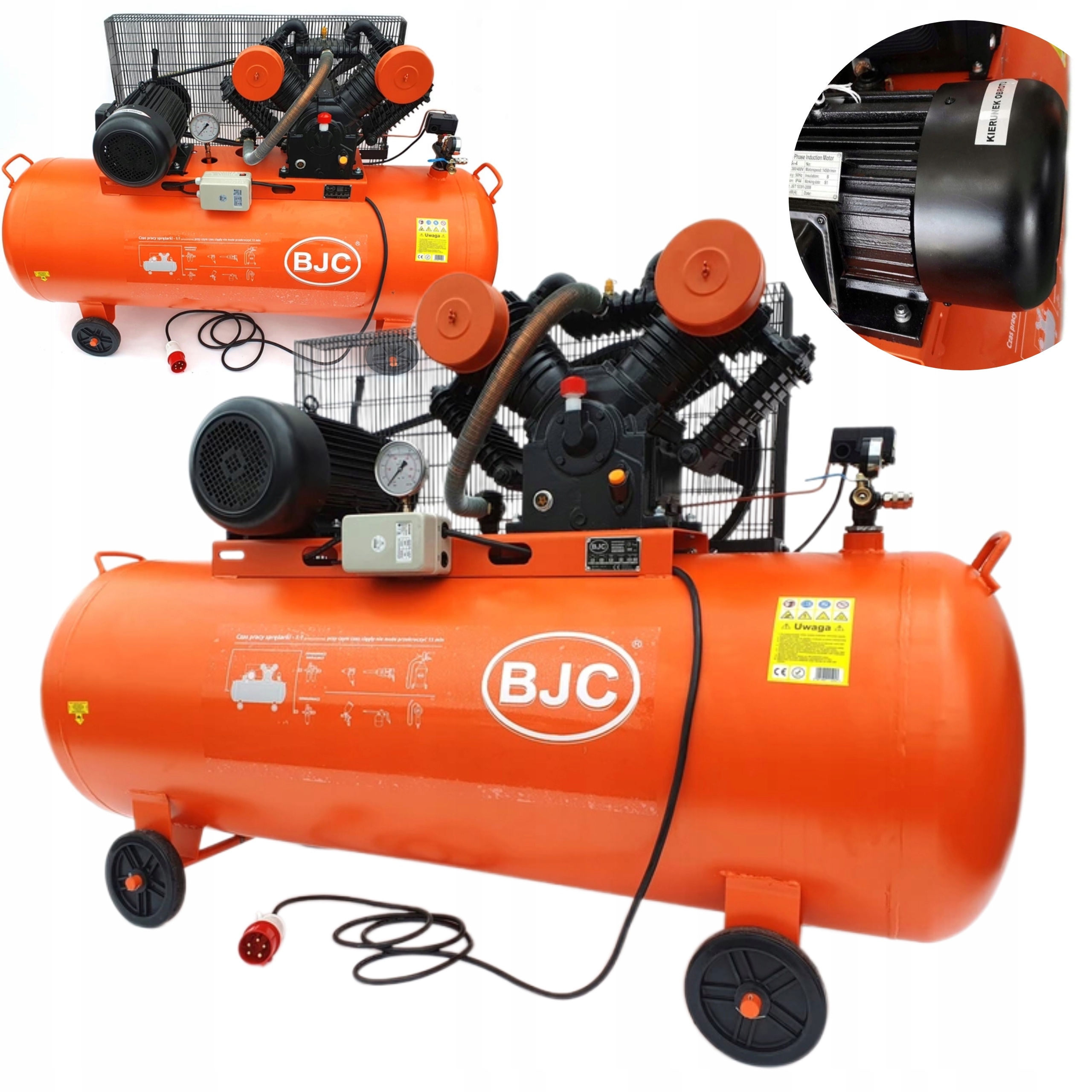 Kompresor Bjc 500 L 4PÍSTOVÝ Kompresor Pro Pískování Udt 12 Bar B88050