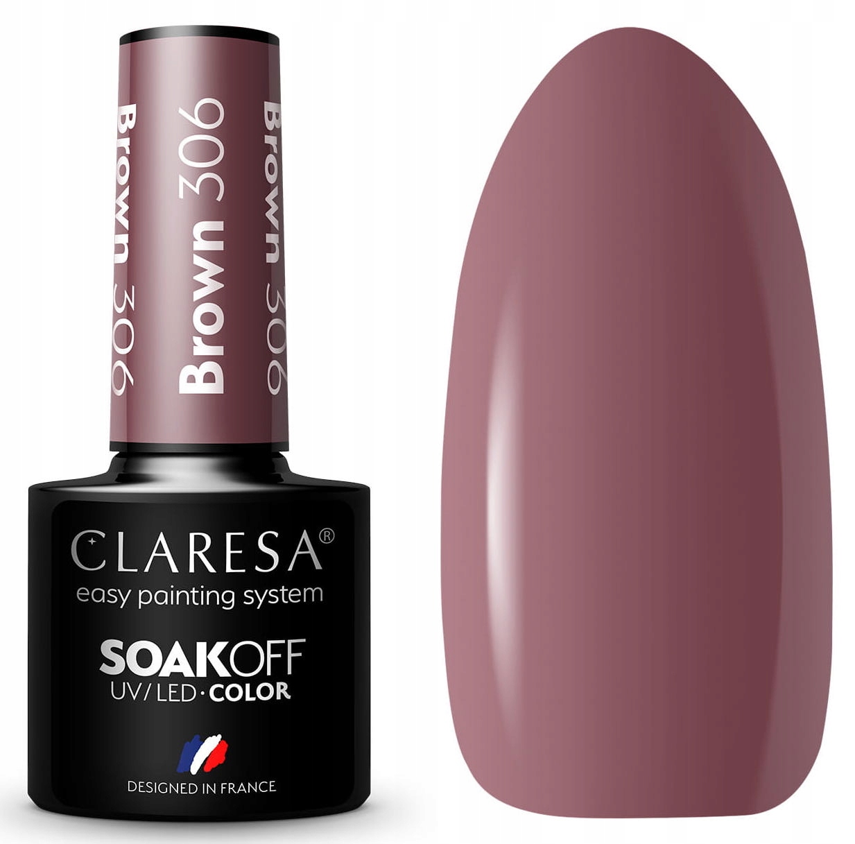 

Claresa Lakier Hybrydowy Brown 306 -5G
