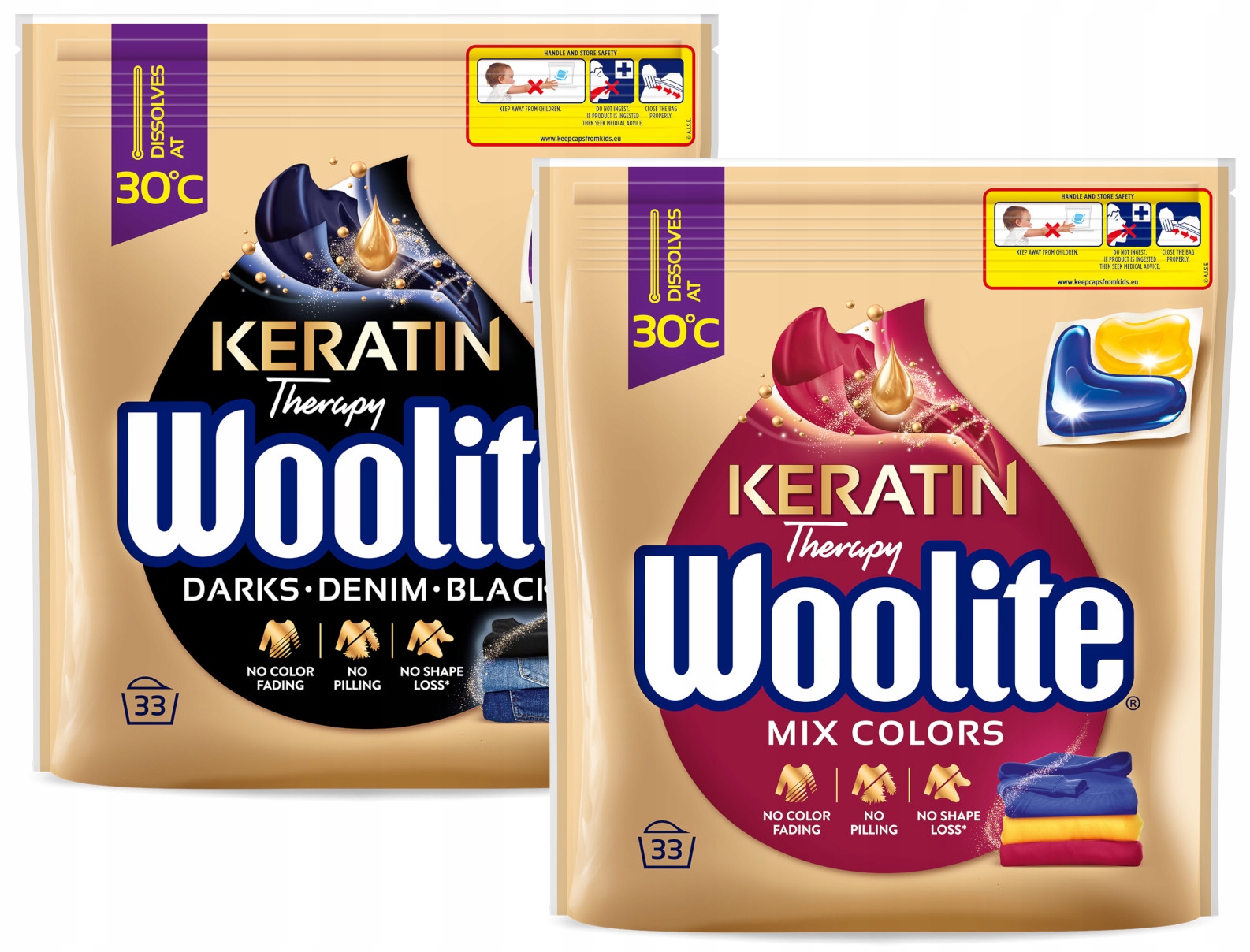 

Woolite Kapsułki do prania Dark Color Zestaw 66szt
