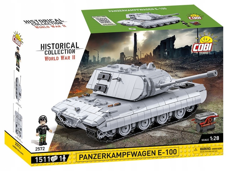 

Klocki Cobi World War II Panzerkampfwagen E-100