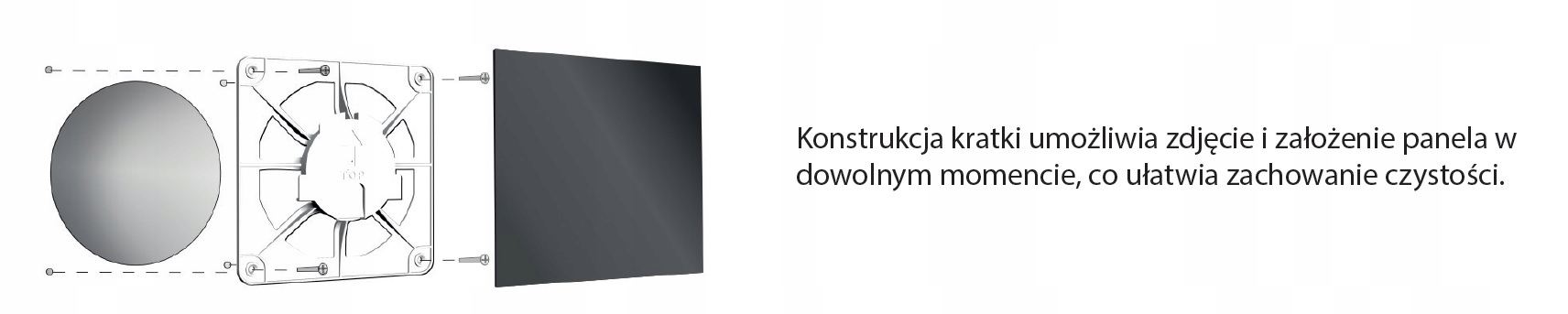 KRATKA WENTYLACYJNA BIAŁA 150x150mm ZŁOTO Marka airRoxy