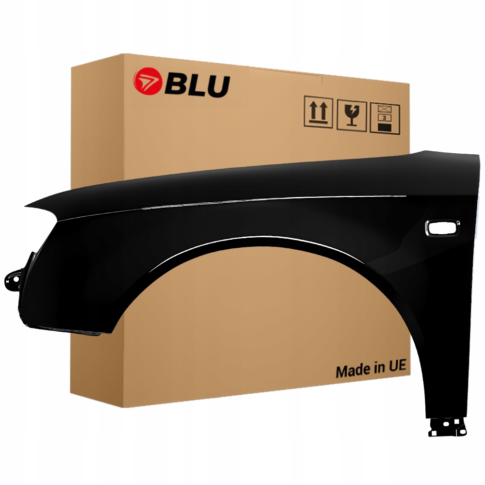 Blu Blatník Audi A4 B7 LY9B levý černý 04-08 přední