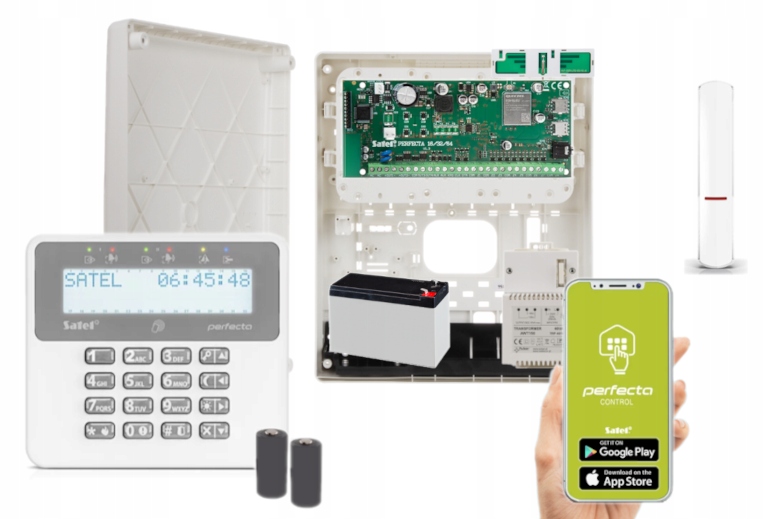 Alarm Bezprzewodowy Perfecta 64 Gsm Lte Satel Set