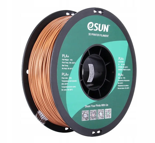 

eSun Pla+ Filament Jasnobrązowy 1.75mm