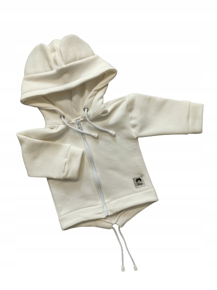 

Bluza parka ecru rozmiar 98