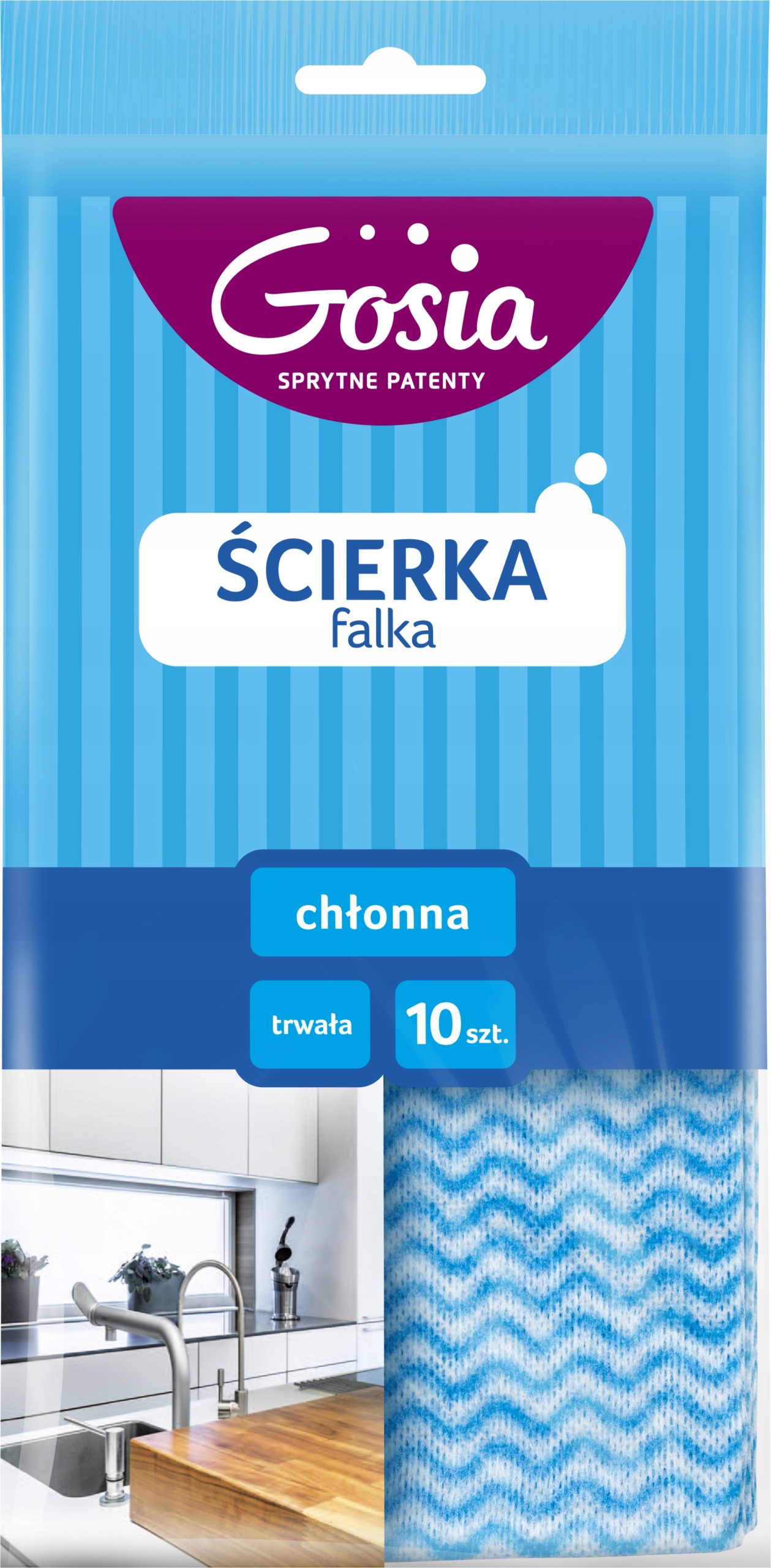 

Gosia Ścierka Falka Uniwersalna 10szt Chłonna
