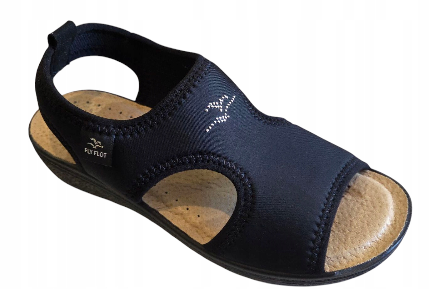 Fly Flot Dámské Sandály 55 E71 Le Černé Stretch vel. 38