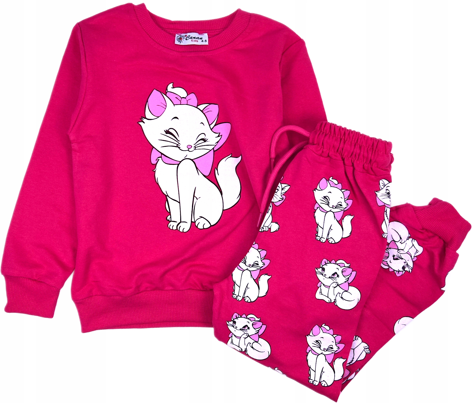 

Dres Komplet Dla Dziewczynki Bluza Spodnie 122/128