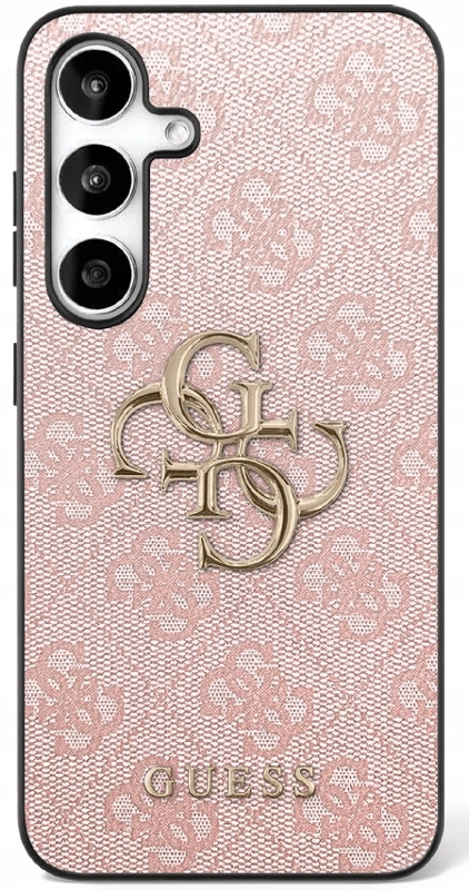 Pouzdro Guess Big 4G Classic Logo pro Samsung Galaxy S25 Fe růžové
