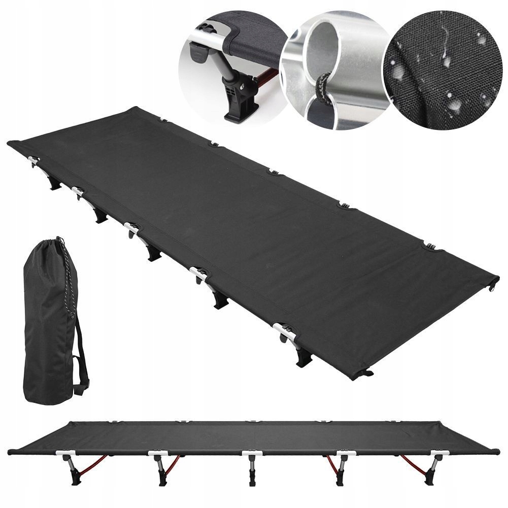 Přenosná Cestovní Postel Kanadská Skládací Polní Max 150 Kg 190 X 66 CM