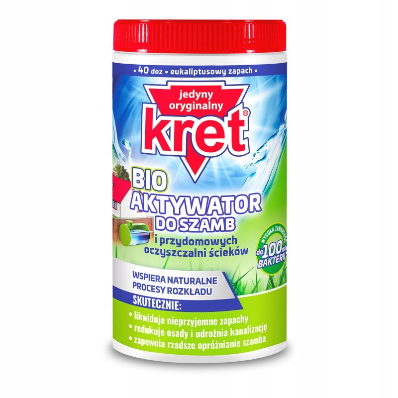 

Bio Aktywator do Szamb i Oczyszczalni Kret Bio 1Kg