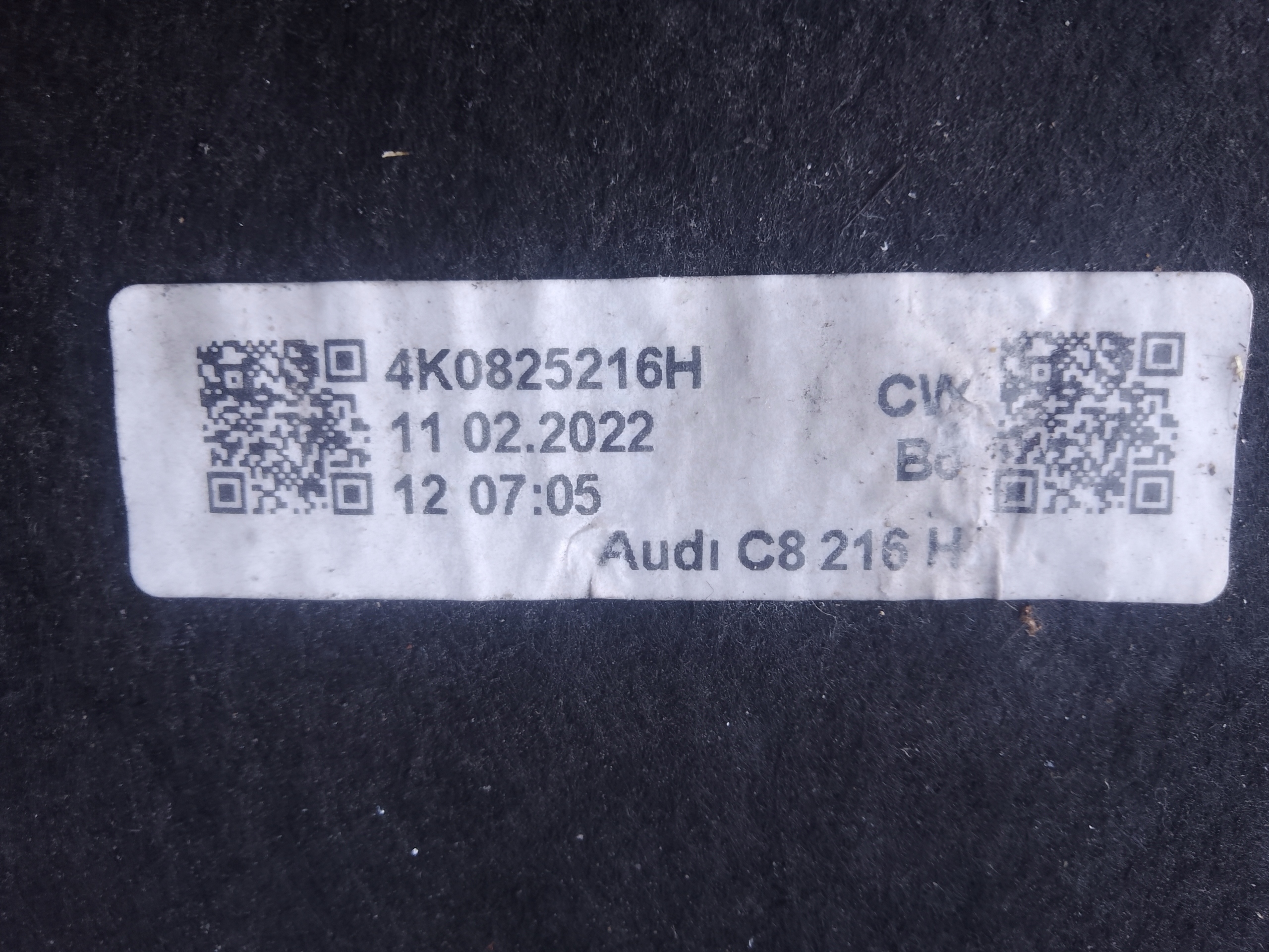 cover chassis right Audi A7 A6 C8 4K0825216H