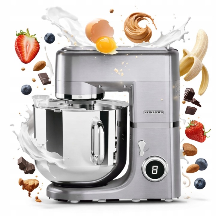 Kuchyňský Robot 12 L Planetární Mixér Blender Hňetací Stroj Na Těsto 1800W