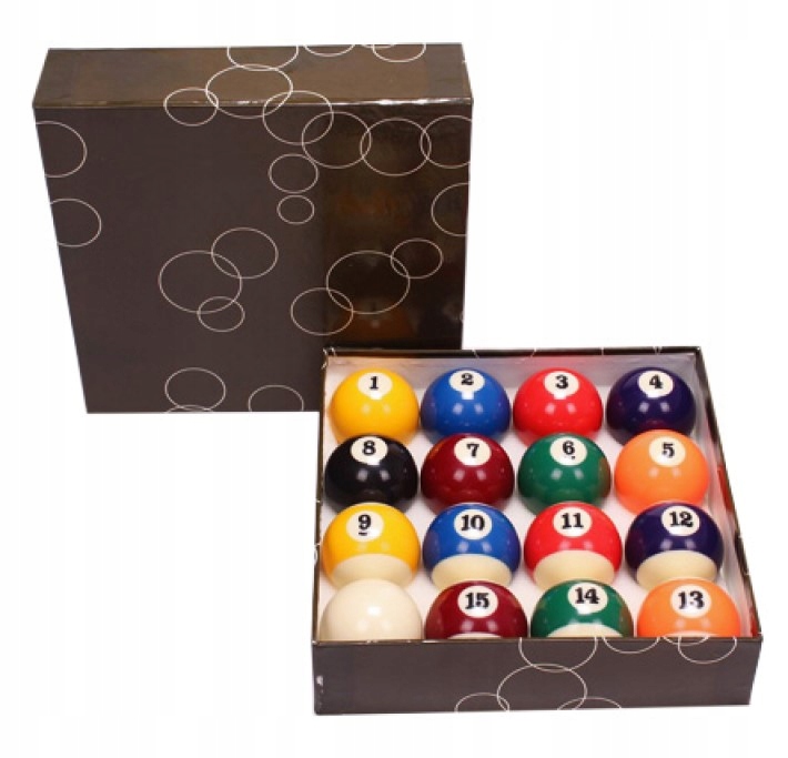 Kulečníkové koule na kulečník 52,4 mm, kulečníkové koule pro snookerový stůl