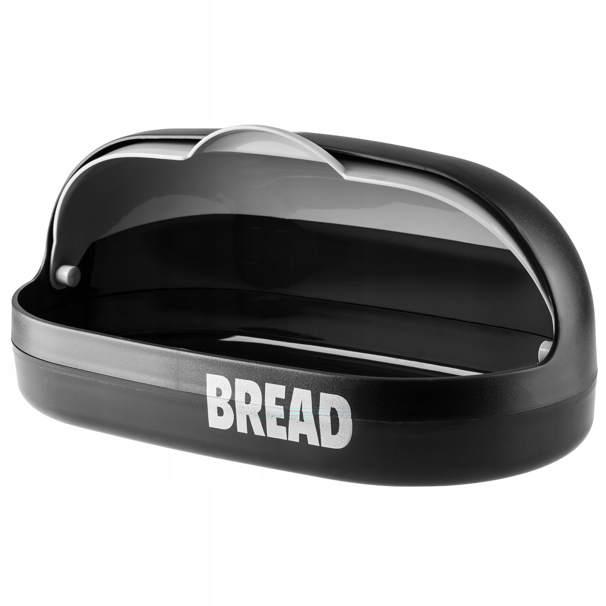 CHLEBAK DUŻY NA PIECZYWO POJEMNIK NA CHLEB SZARY Kolor odcienie szarości i srebra