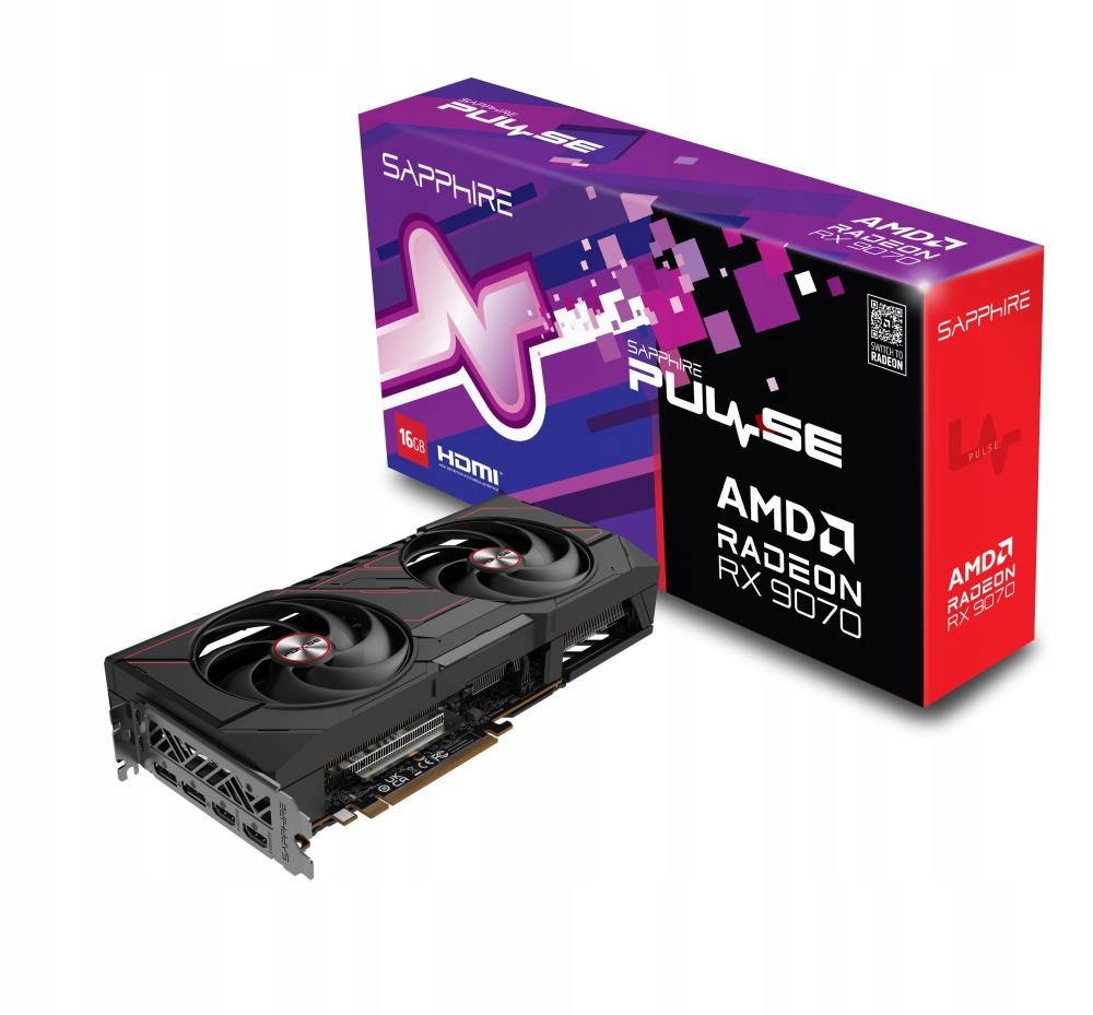 Sapphire Pulse Radeon Rx 9070 Gaming 16GB 11349-03-20G