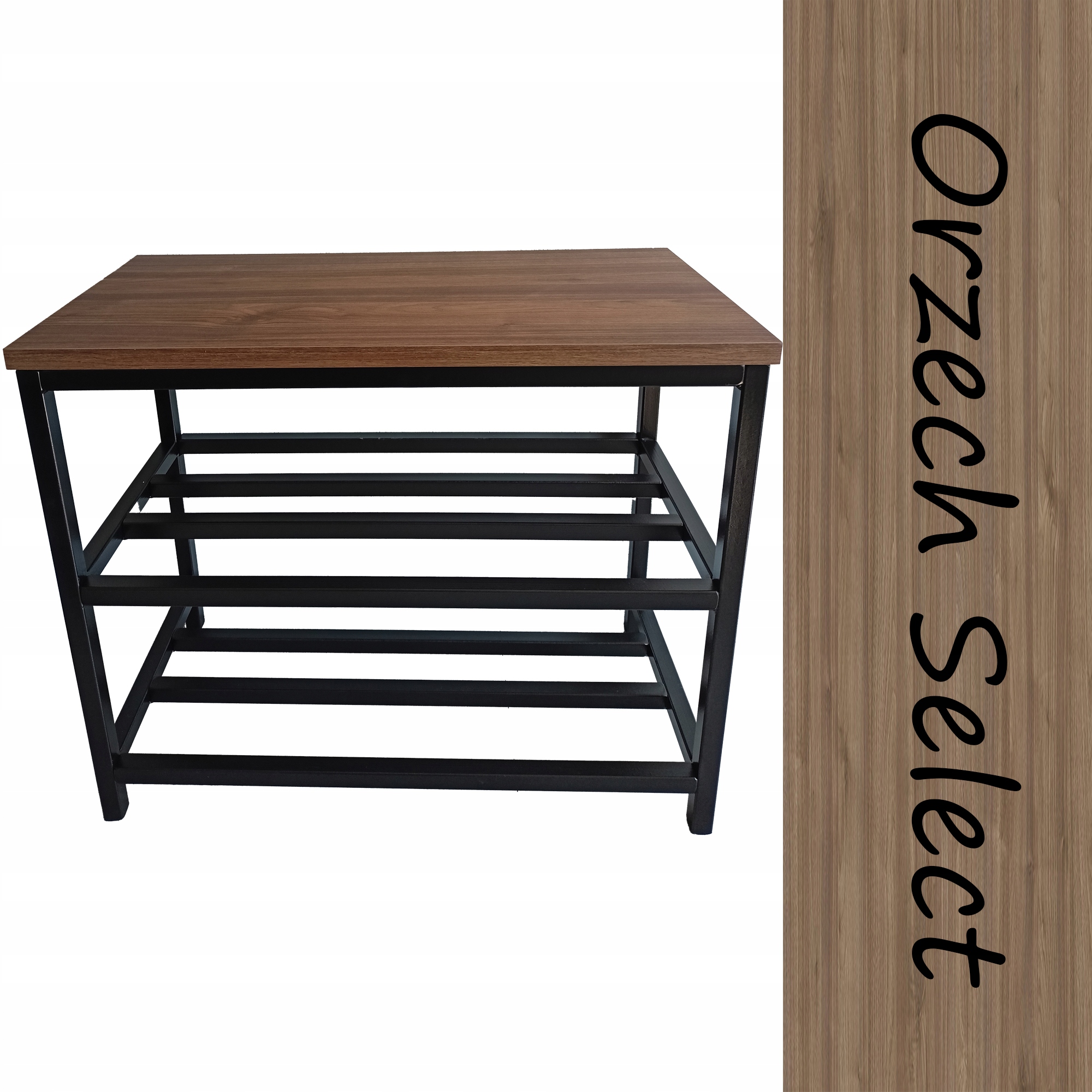 SZAFKA NA BUTY OBUWIE PÓŁKA REGAŁ STOJAK Z REGULACJĄ LOFT SPAWANA Wysokość mebla 49 cm