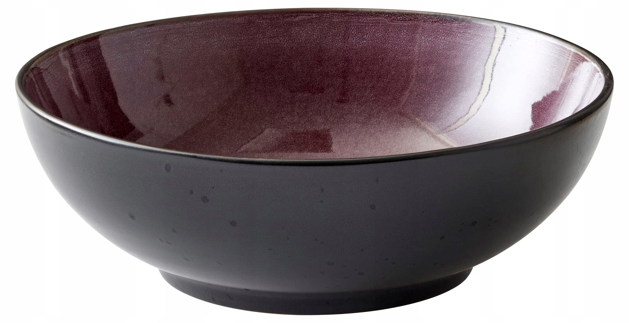 Bitz Miska na šalát 30 cm Čierna Fialová Stred