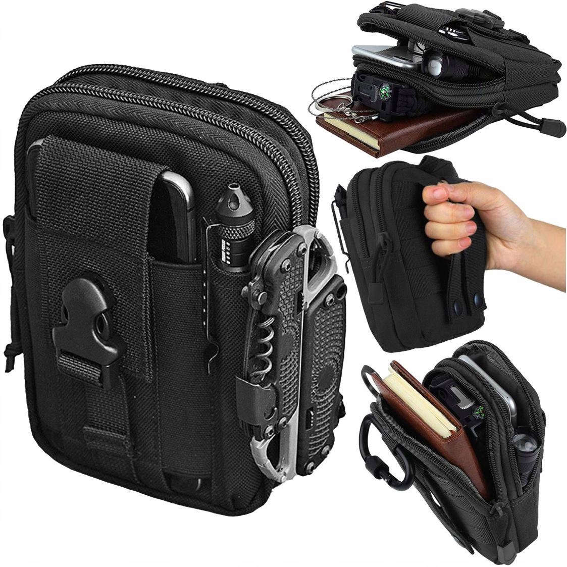 SASZETKA MĘSKA wojskowa nerka do paska biodrówka survivalowa TAKTYCZNA