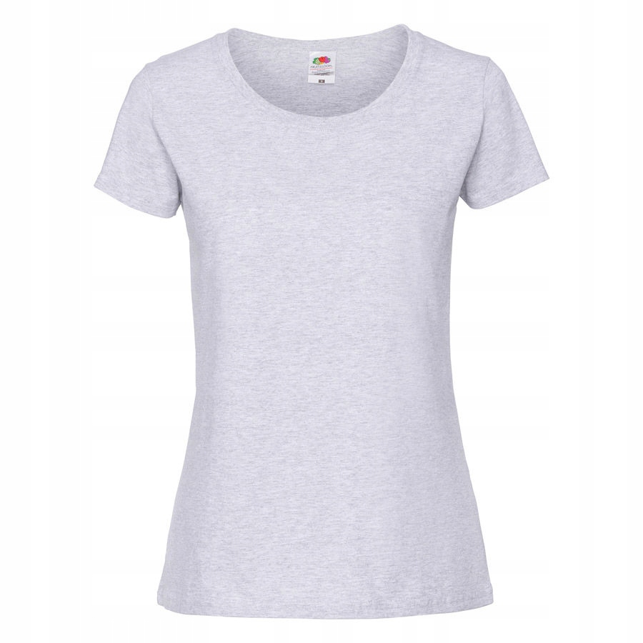 

Koszulka damska T-shirt Ringspun 190 popielaty 2XL