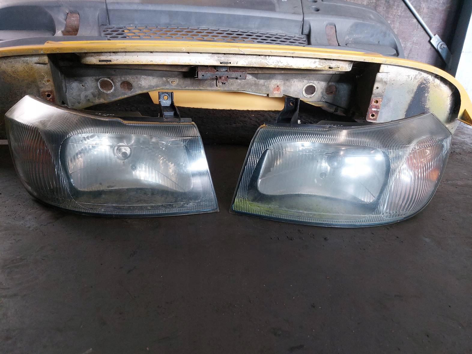 complete front bonnet bumper light FORD TRANSIT V LIFT