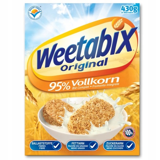 WEETABIX ORIGINAL PŁATKI ŚNIADANIOWE/MLEKA 430G