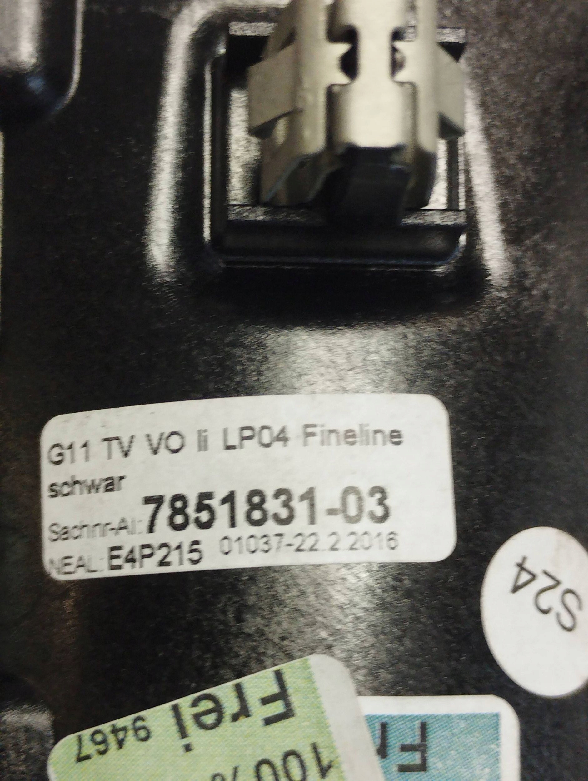 BMW 7 G11 moulding DEKOR door left 7851831