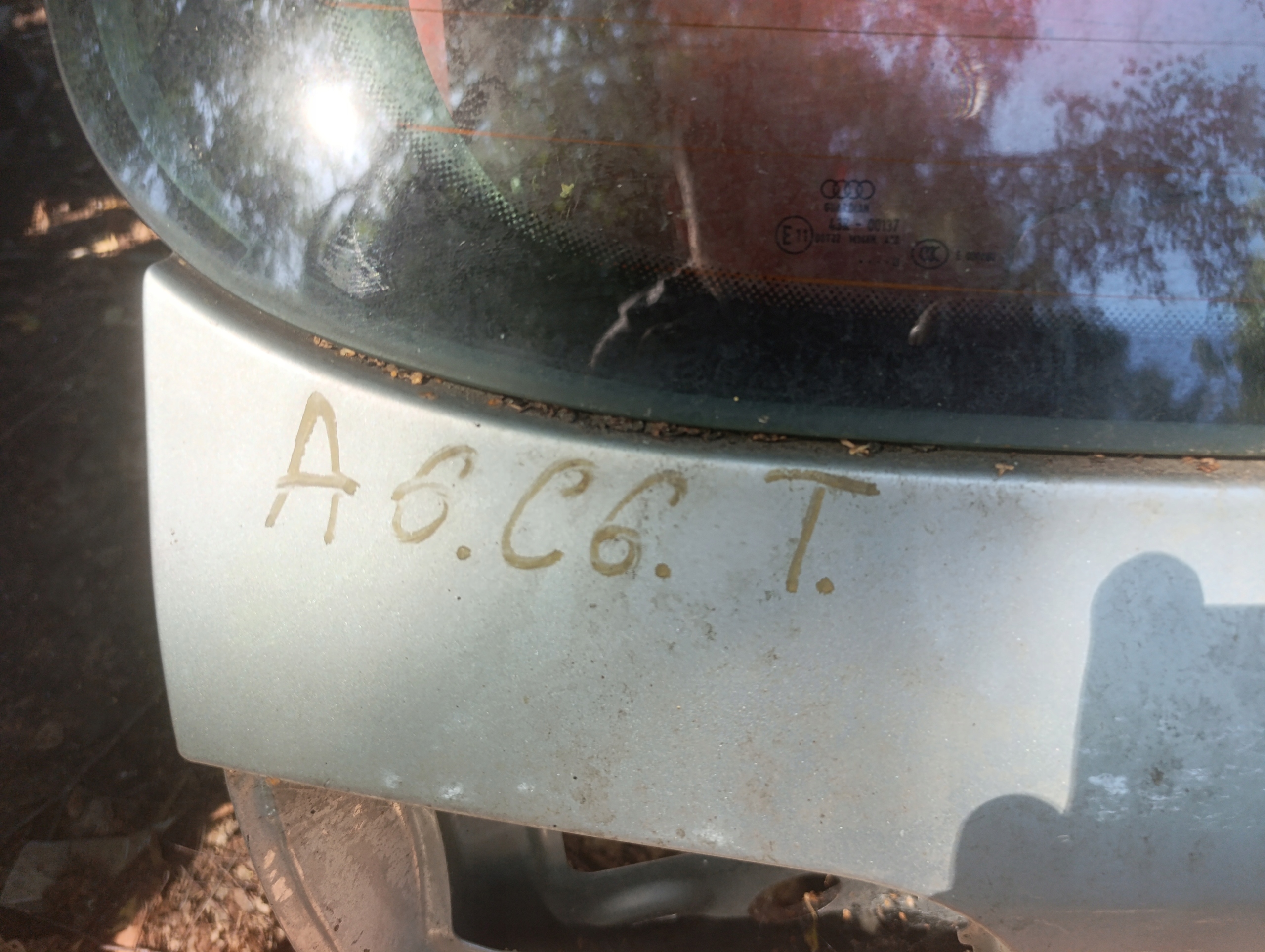 trunk door boot audi a6 c6 ly7w kombi