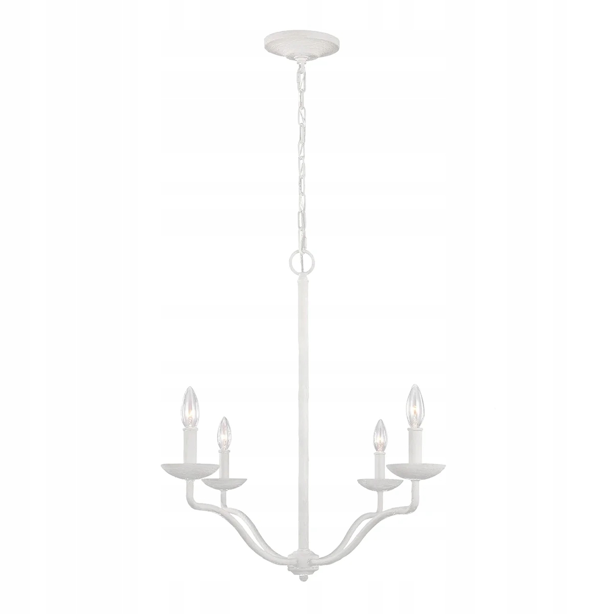 Feiss Annie Retro Luster Biely 4xE14 40W Textúrovaný Biela