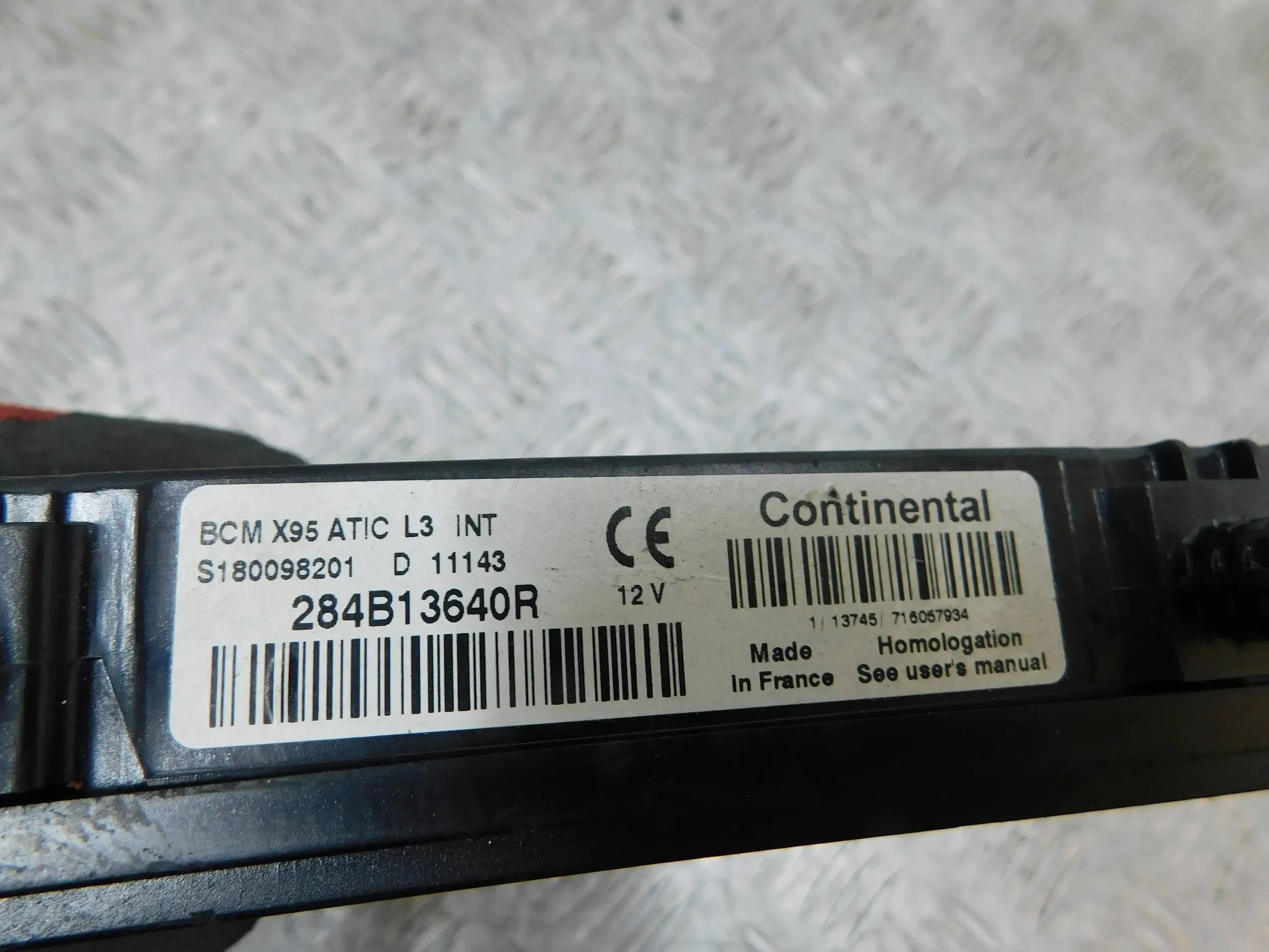 Module BCM RENAULT MEGANE III 3 284B13640R