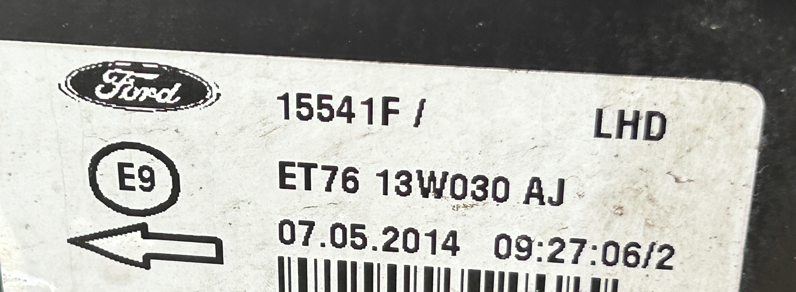 light left front FORD TOURNEO TRANSIT COURIER MK1 14- ET76-13W030-AJ EUROPA