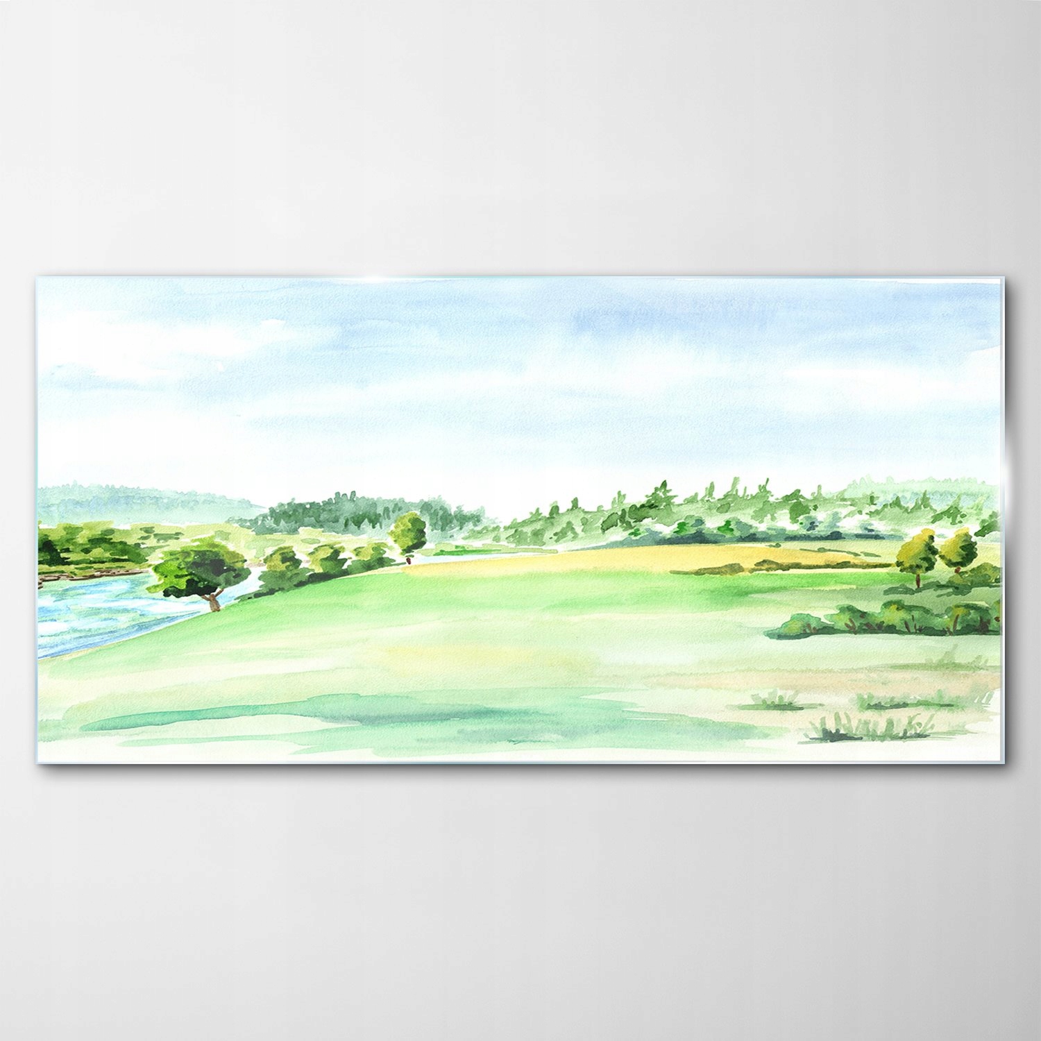

Obraz na Szkle Dekor Krajobraz Akwarele 140x70