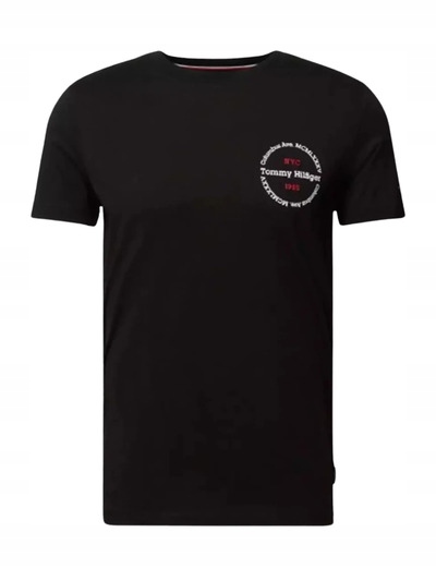 Pánské černé bavlna tričko Tommy Hilfiger , velikost L