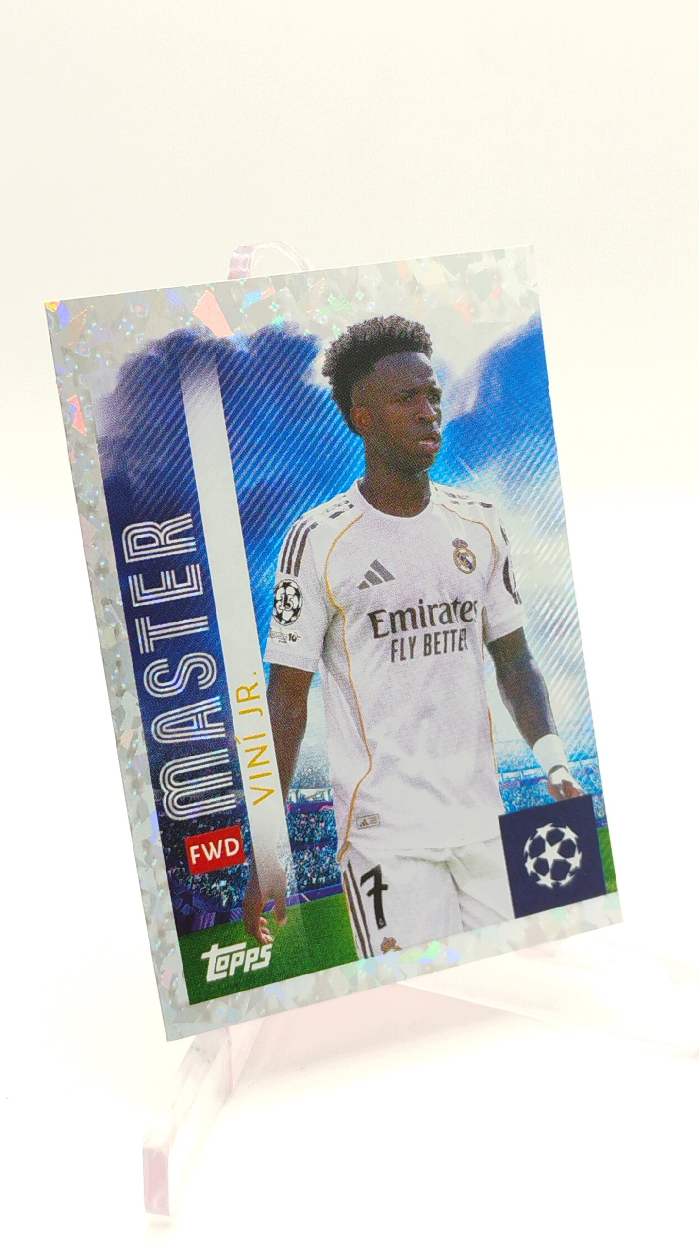 Topps Ucl 2025-2026 Naklejka Master Real Madrid 388 Vinicius Jr.