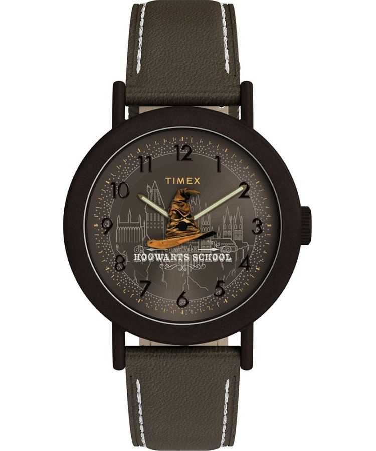Hodinky Timex Harry Potter X Weekender Sorting Hat 37mm Kožený řemínek