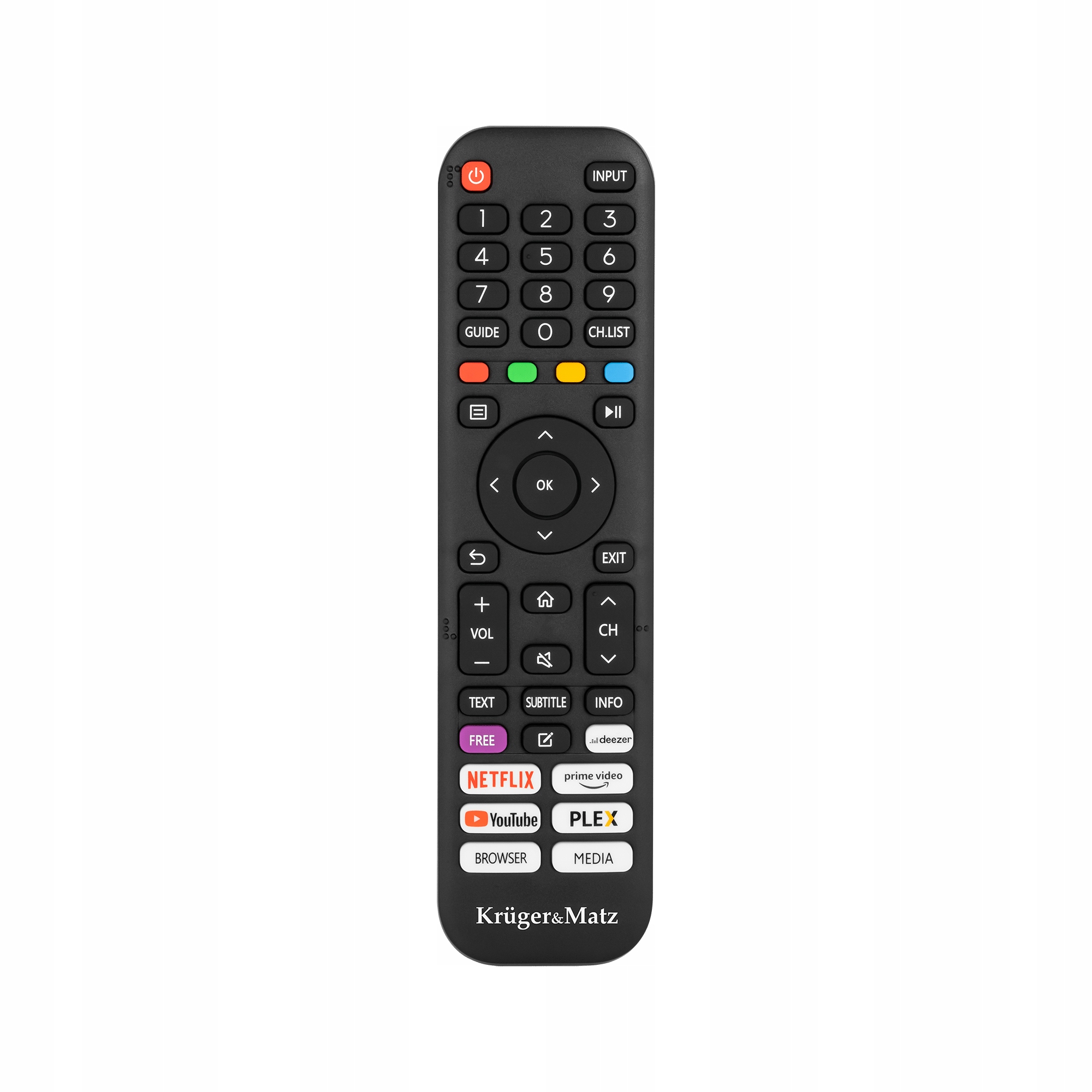 Telewizor LED Kruger&Matz KM0243FHD-V 43" FHD RJ45 Bt WiFi VIDAA smart TV Przekątna ekranu (cale) 43