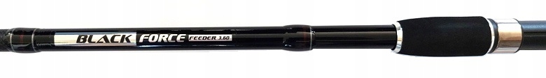 LEKKA mocna WĘDKA FEEDER 3,60 m BLACK FORCE 3 SZCZYTÓWKI 60-180 g ! Kod producenta 360180