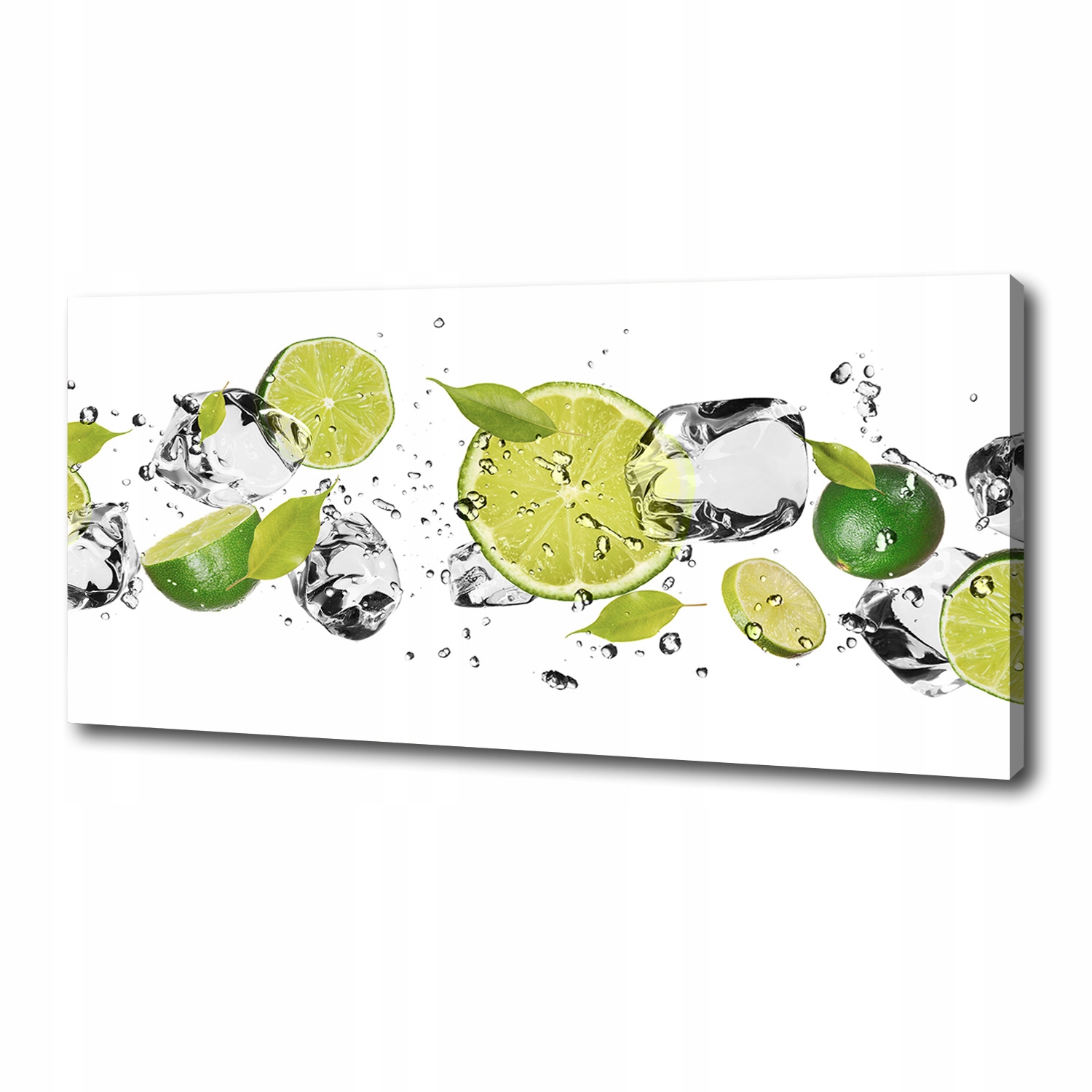 

Foto obraz na płótnie Limonka i woda 125x50 cm
