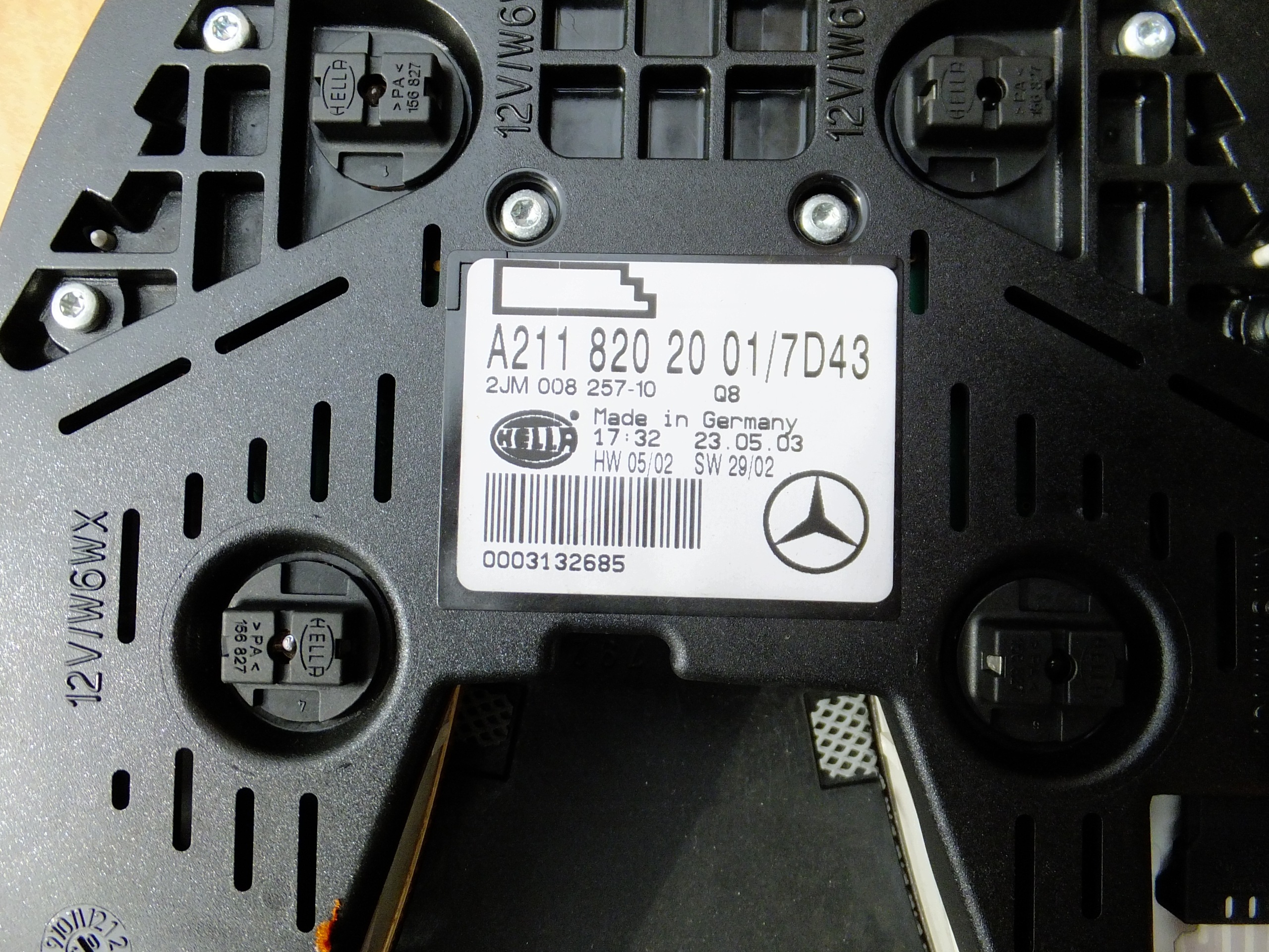 light lighting cabs mercedes w211 A2118202001