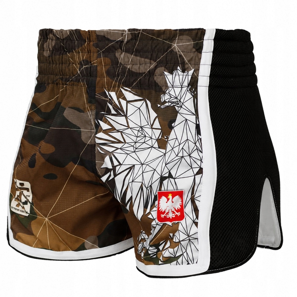 Kraťasy do thajského boxu Polsko Camo L